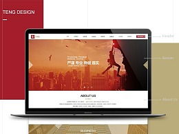 藤設(shè)計(jì)建站公司的主頁 zcool