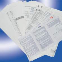  上海鑫銀印刷廠 主營 單據印刷 產品說明書