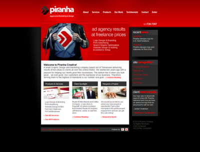 10個優秀的紅色網站設計作品欣賞-上海網頁設計