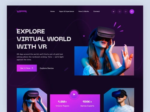 科幻已成現實 12組vr產品web設計靈感